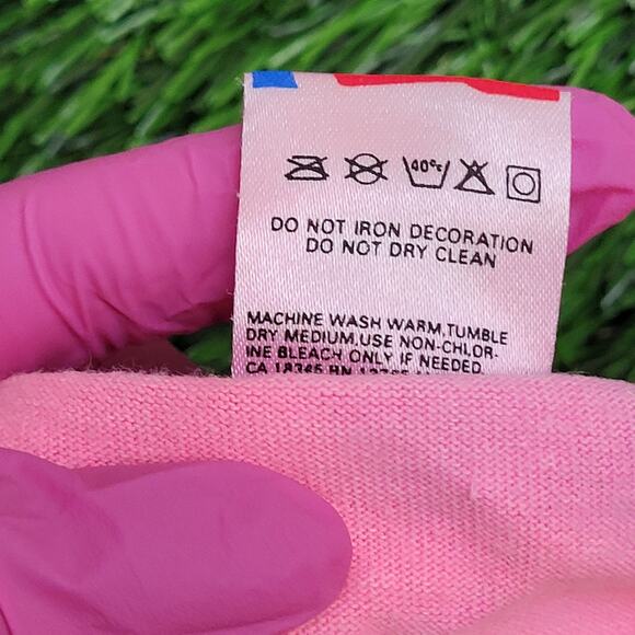 Vintage 90s Daytona Beach Shirt Womens M/L 19x25 Pink Bleached - Picture 5 of 13